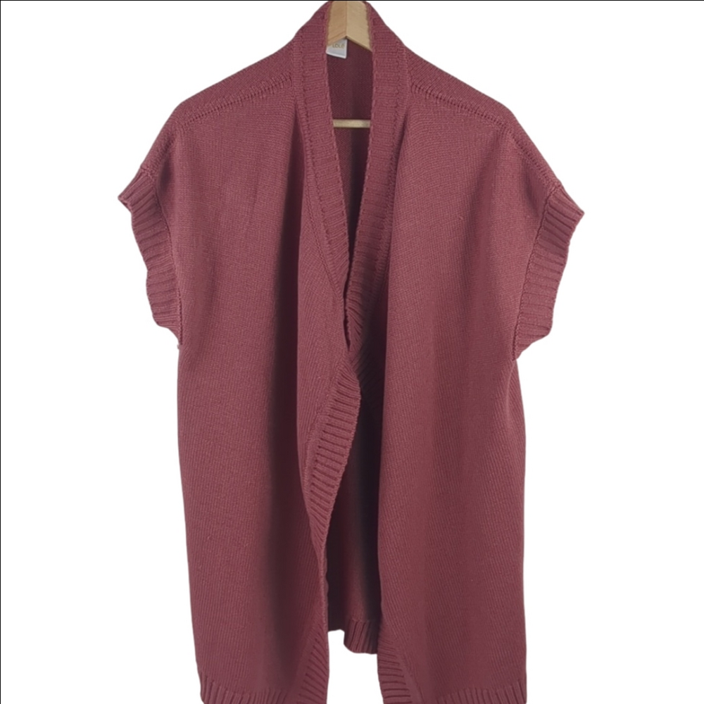 Lole Long Cardigan Short Sleeves One Size